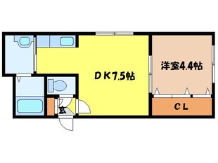 北２４条駅 徒歩5分 2階の物件間取画像